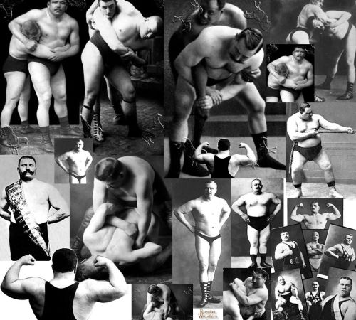 Vintage Russian Wrestlers & Bodybuilders