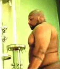 Two Hawaiian Musclebears & A Whoo-Ha Black Musclechub Taking A Shower