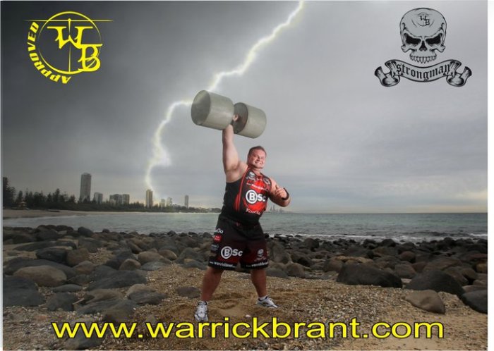 Strongman Warrick Brant