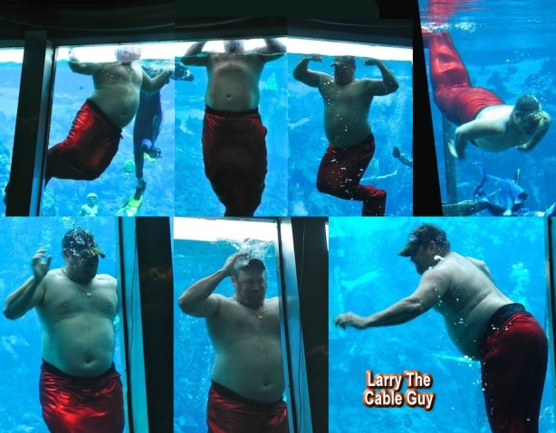 Shirtless Saturday: Larry The Cable Guy As A Merman